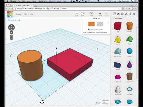 TinkerCAD - Aligning Objects