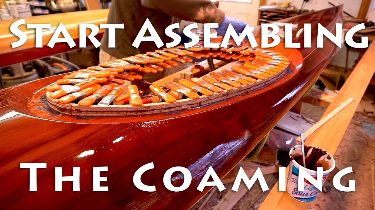 Assembling the Coaming & Starting Scraping - microBootlegger Sport - E42