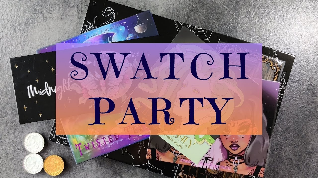 SINGLE EYESHADOWS SWATCH PARTY