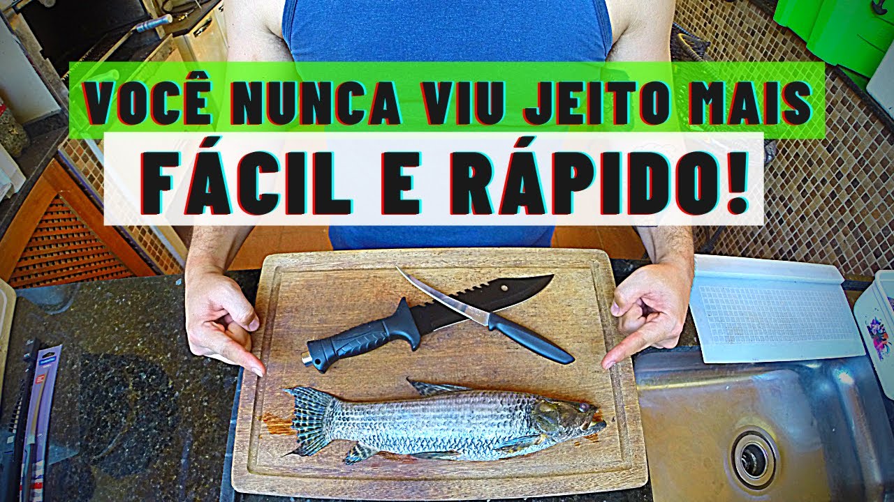 COMO TIRAR FILÉ DE TRAÍRA! [passo a passo detalhado]