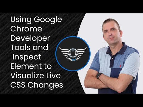 Using Google Chrome Developer Tools and Inspect Element to Visualize Live CSS Changes