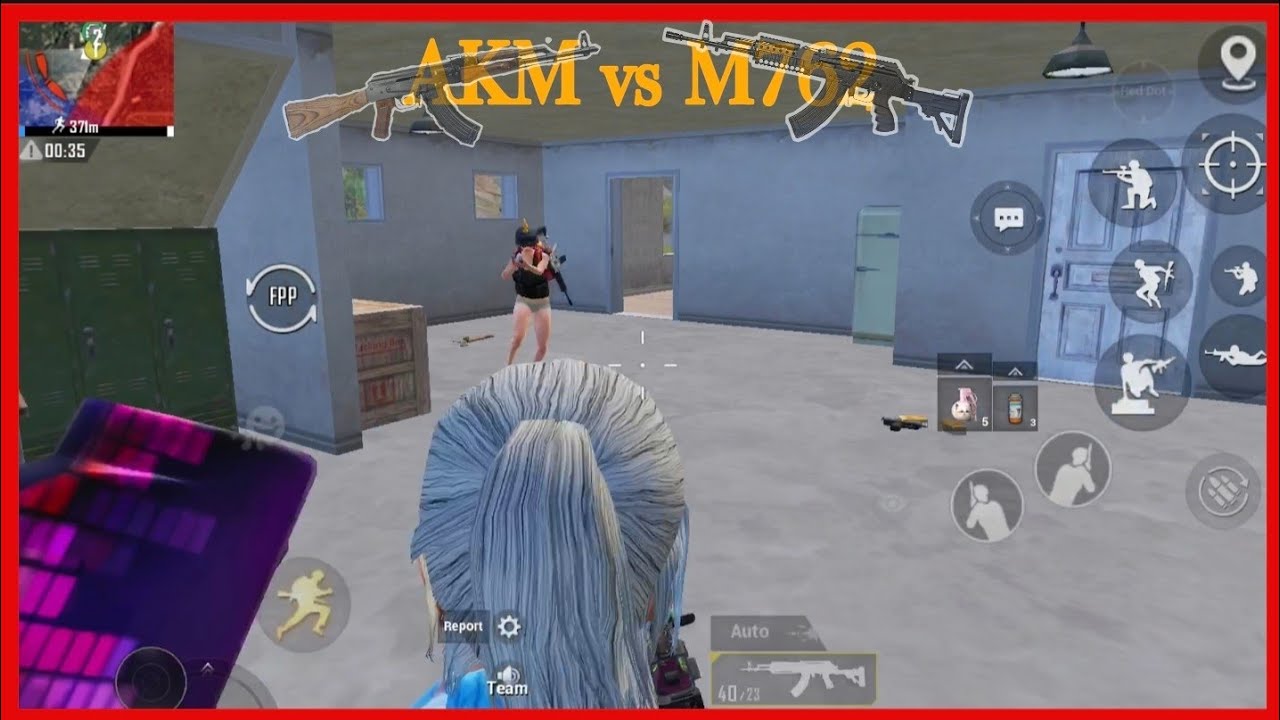 AKM vs M762 😰 || PUBG MOBILE || ONE MAN ARMY || SPARTAN MS