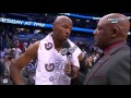 Lebron James Funny Face in Ray Allen Interviews 1