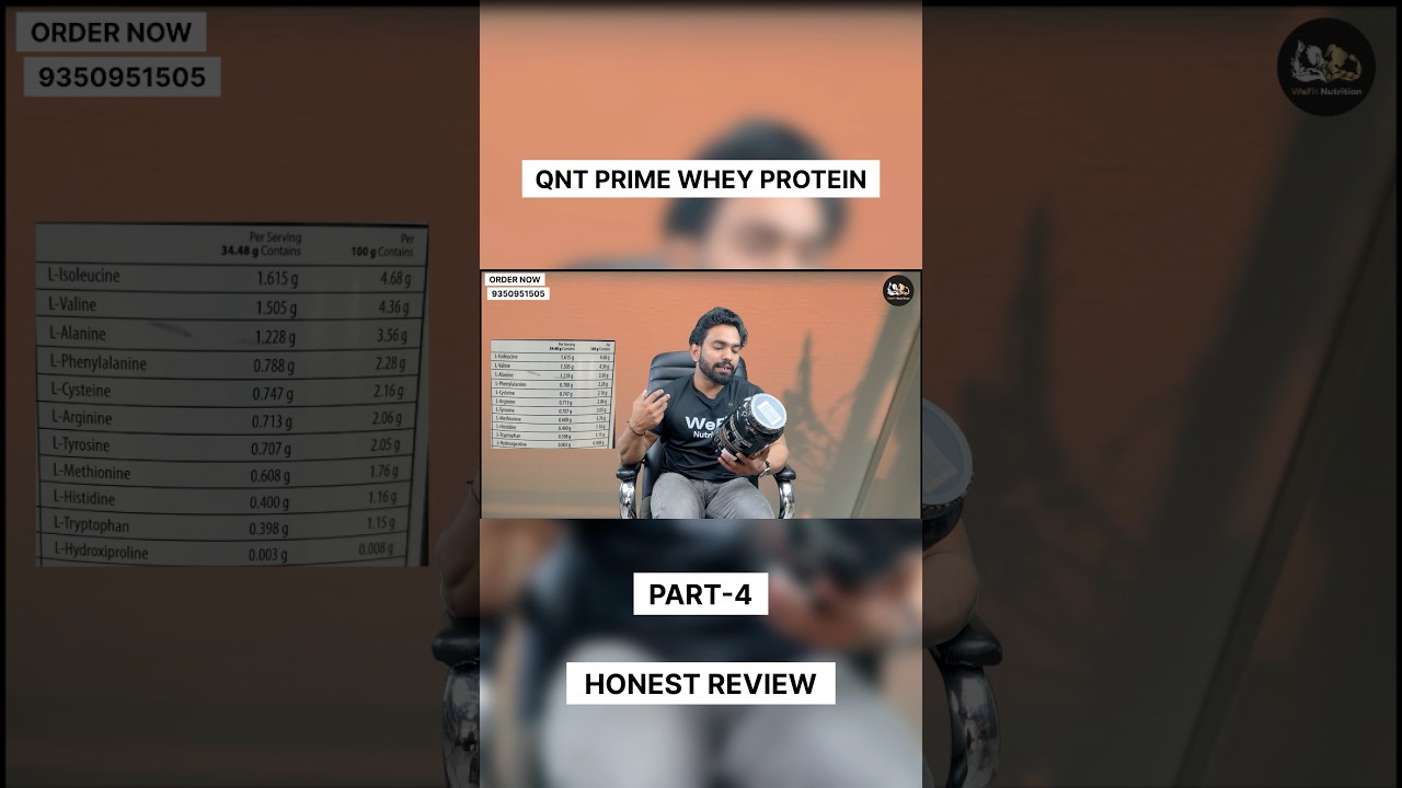 #4 QNT Prime Whey Protein | Beginners Ke Liye Sahi Hai ? 
