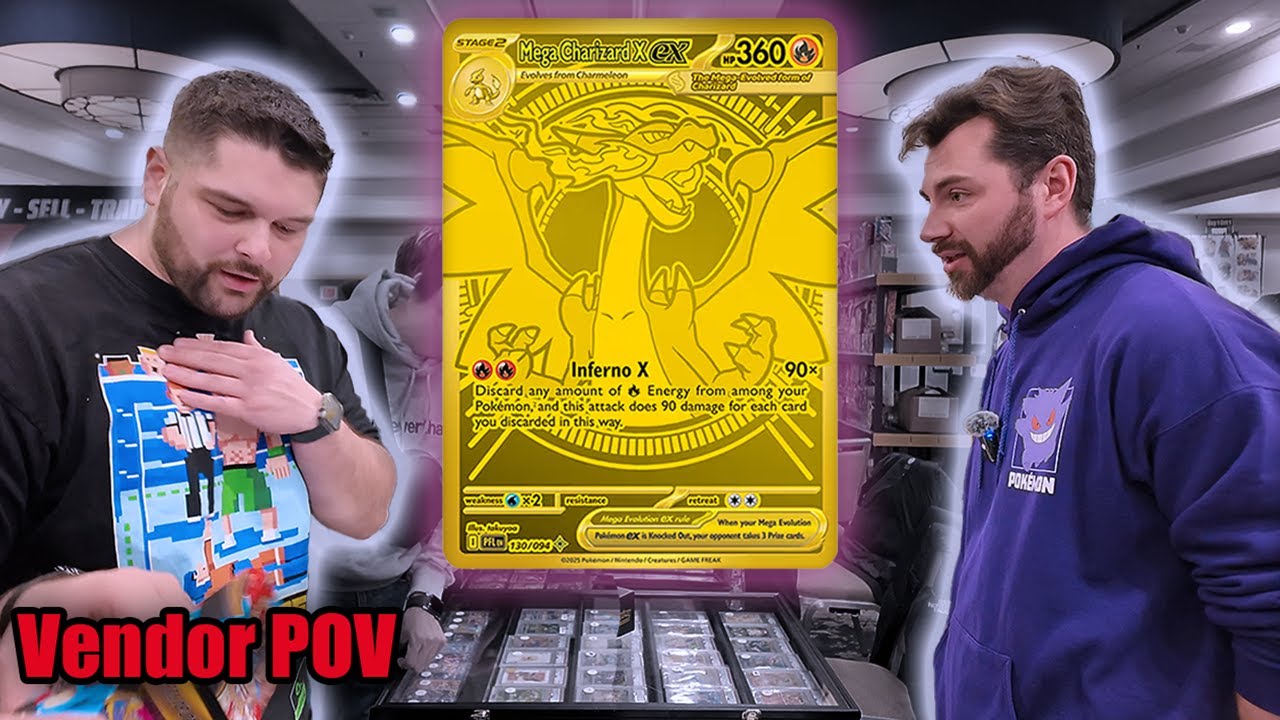 The New Phantasmal Flames Charizard is moving fast! Vendor POV