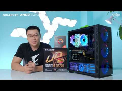 Video Gigabyte B550M-DS3H Ryzen 5 3600 - COMBO ĐỘI ĐỎ CHƯA... - YouTube