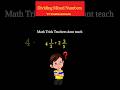 Mixed Fractions Trick Teachers Never Taught You!‼️#maths #mathtricks #shorts