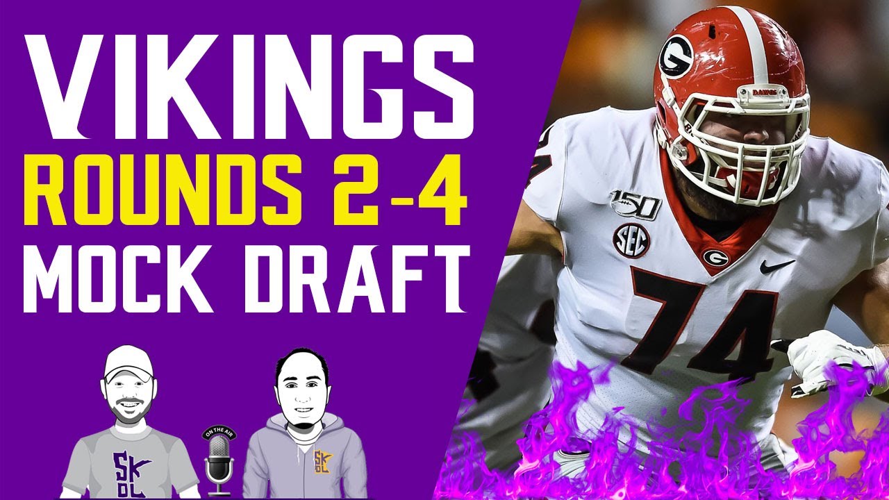 Vikings NFL Mock Draft Rounds 24 [ Day Two Mock ] YouTube