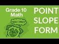 Understanding Slope-Point Form and Line Equations