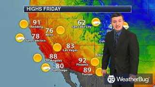 Friday's South Western Regional Weather Outlook   Oct 27, 2017 screenshot 4