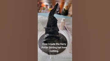 Diy Harry Potter Sorting Hat! How to make your very own! #harrypotter #harrypotterfan #crafty
