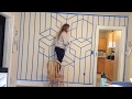 Geometric Wall Art by Kjaisa: Lake blue