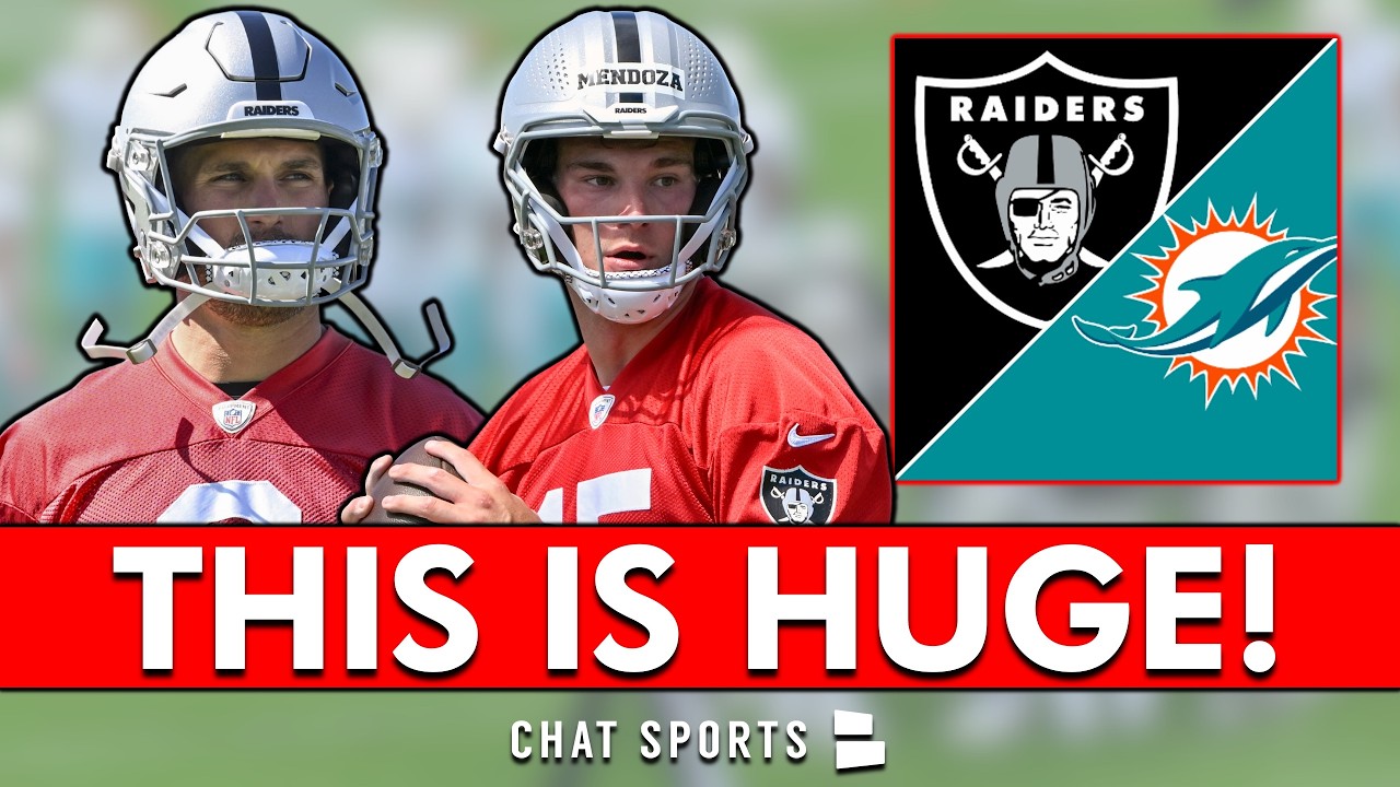 WATCH: Miami Dolphins Get MAJOR UPDATE On Their NFL Week 1 Game vs. Las Vegas Raiders