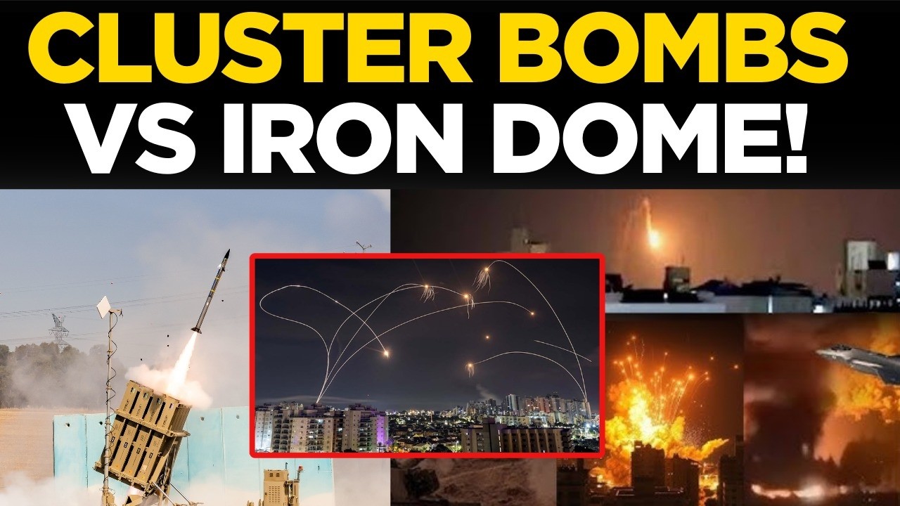 Iran-Israel War LIVE: Iron Dome intercepts Iranian, Hezbollah missiles | Cluster bomb | Iron Dom