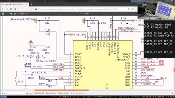 STM32F7 Discovery Kit: LEDs and UARTs
