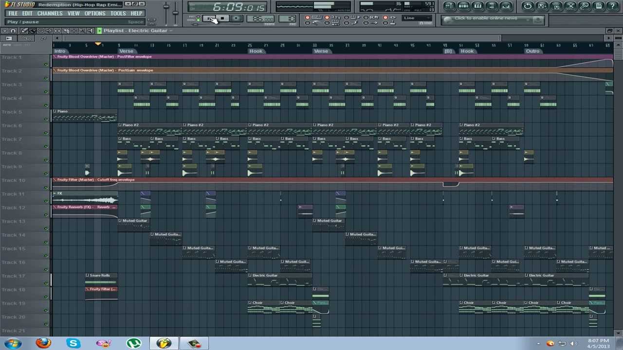 Eminem Type Hip Hop Rap Beat Instrumental - Redemption