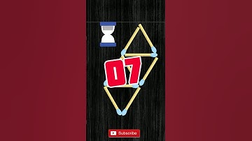 matchstick puzzle💡🤯| move 2 sticks to get 3 triangles| #shorts #youtubeshorts