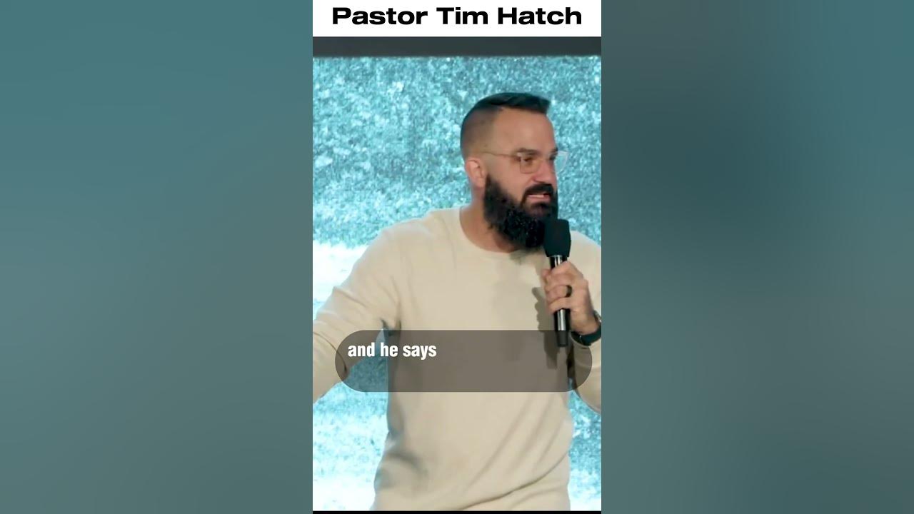The solution to your transformation is jesus christ pastor tim hatch