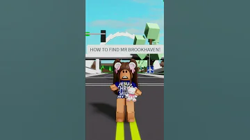 Secret MR BROOKHAVEN In Roblox That No One Knows Shorts 
