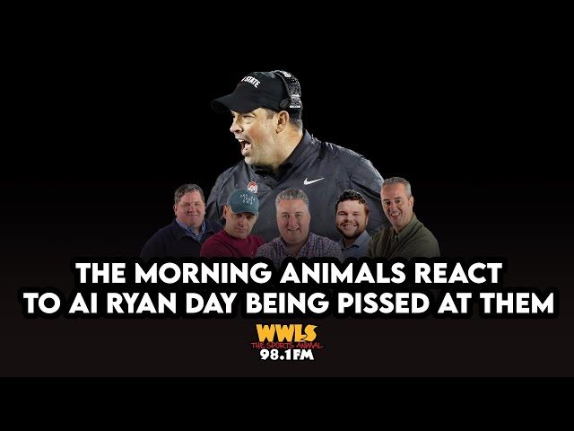 The Morning Animals REACT to AI Ryan Day being pissed at them / 9.26.23