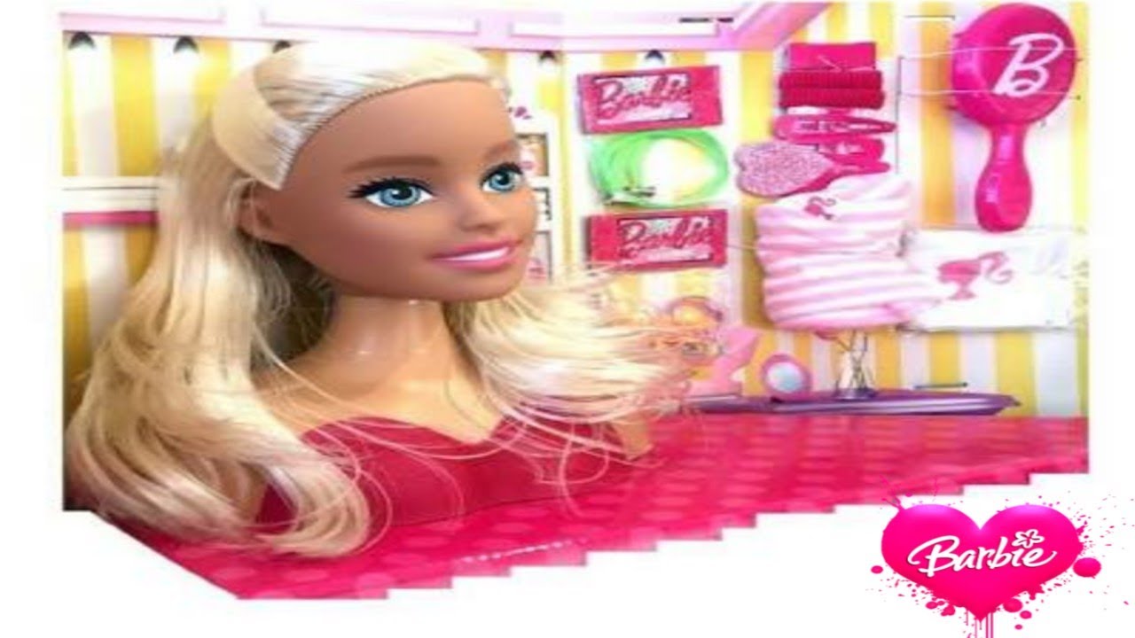 Cabeça da Boneca Barbie para Pentear e Maquiar – Demo – Será que consigo  fazer um penteado sozinha? 