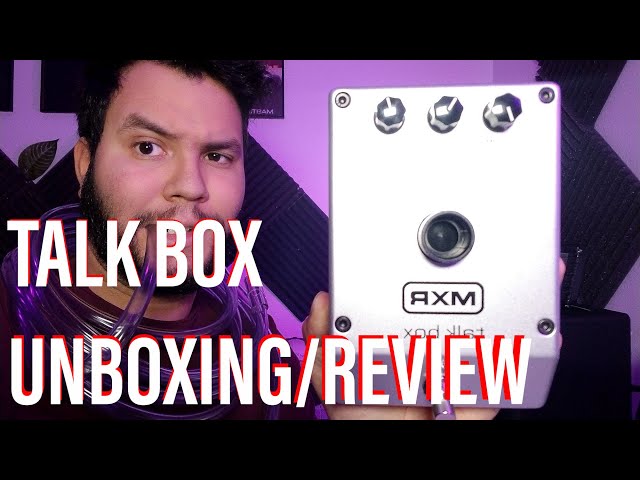 MXR M222 Talk Box Unboxing / Review - YouTube