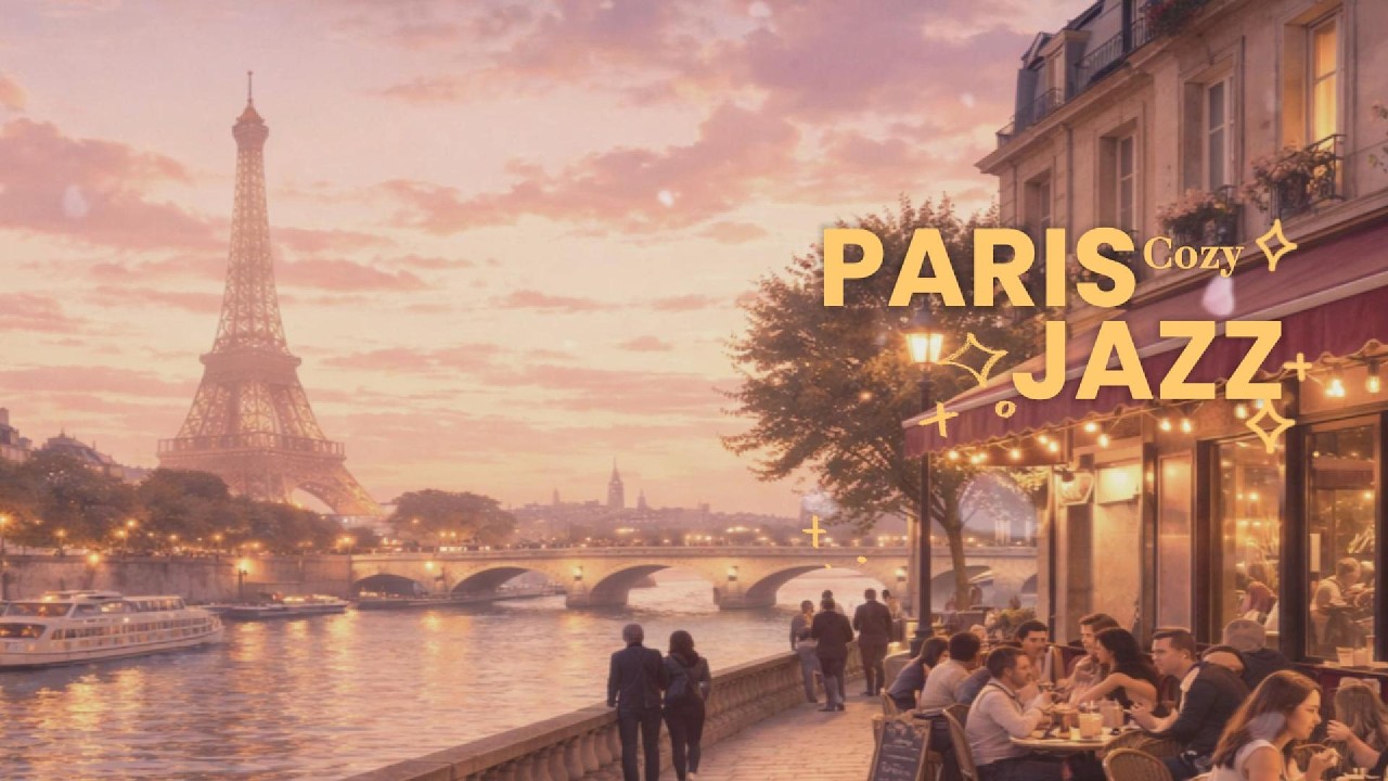Parisian Cozy Jazz 🗼 Vol 1 — Romantic Coffee Playlist | Guitar & Saxophone #jazz