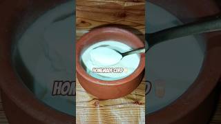 Homemade Curd || Easy Recipe of Curd 🥛 #food #trending #ytshorts #cooking #bestyoutuber