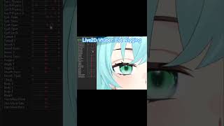 Live2D Vtuber Eye Rigging! 🩵🌊 #animation #anime #art #live2d #predebut #rigging #twitch #vtuber