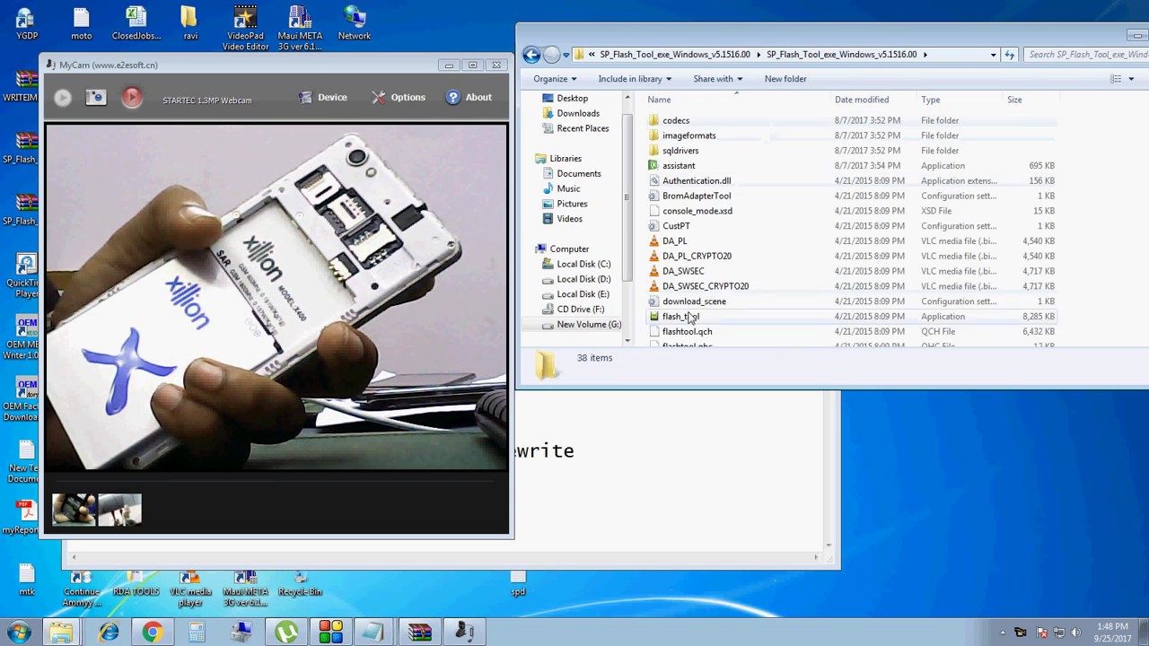 how to flashing xillion x400  change software mtk processor