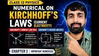 Current Electricity, Class XII Physics Numerical Problem on Kirchhoff's law
