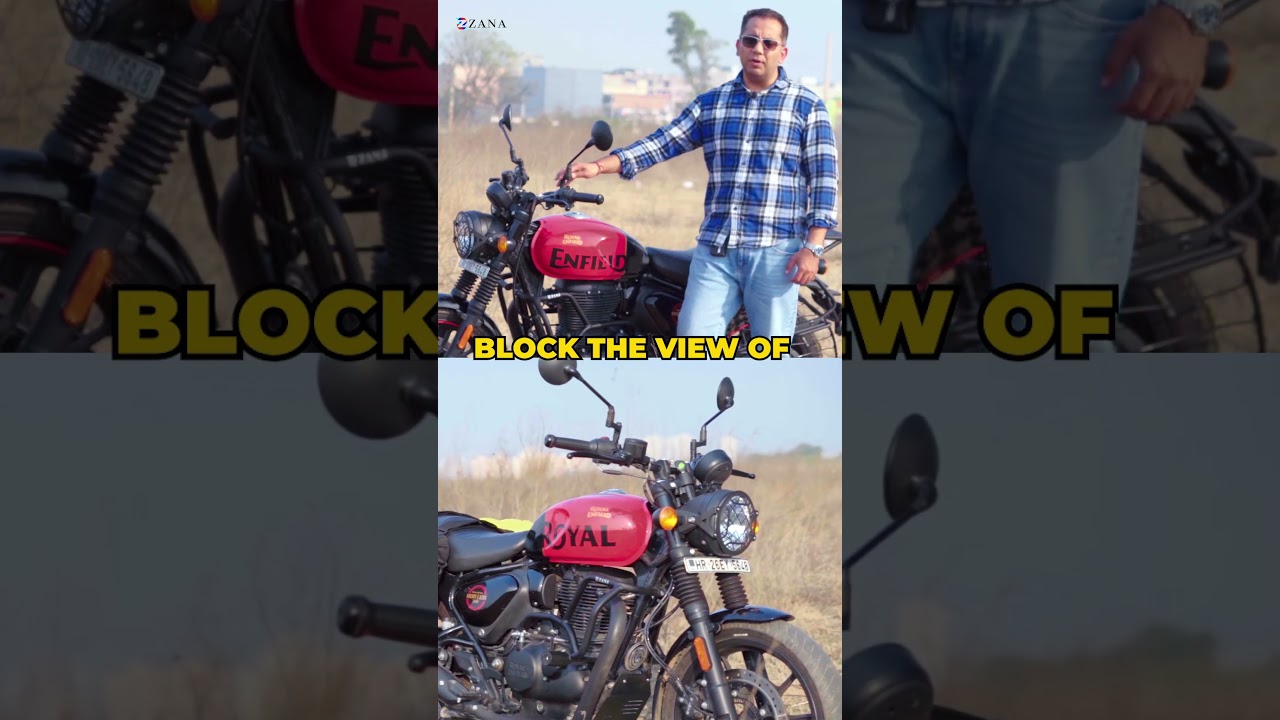 Zana Mirror Extenders for RE Hunter 350