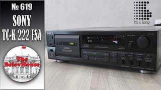 SONY TCK222ESA is a Japanese cassette deck from 1991. Comparative review. (English subtitles)