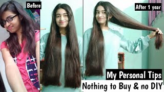 My Personal 6 Tips That Will Help You To Grow Hair Like Never Before | Nothing To Buy, No DIY