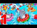 🌊 Aquapark.io Gameplay Walkthrough Part 1 - Crazy Water Slide Race Challenge! (Android, iOS)