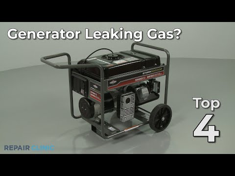 Generator Leaking Gas? Generator Troubleshooting