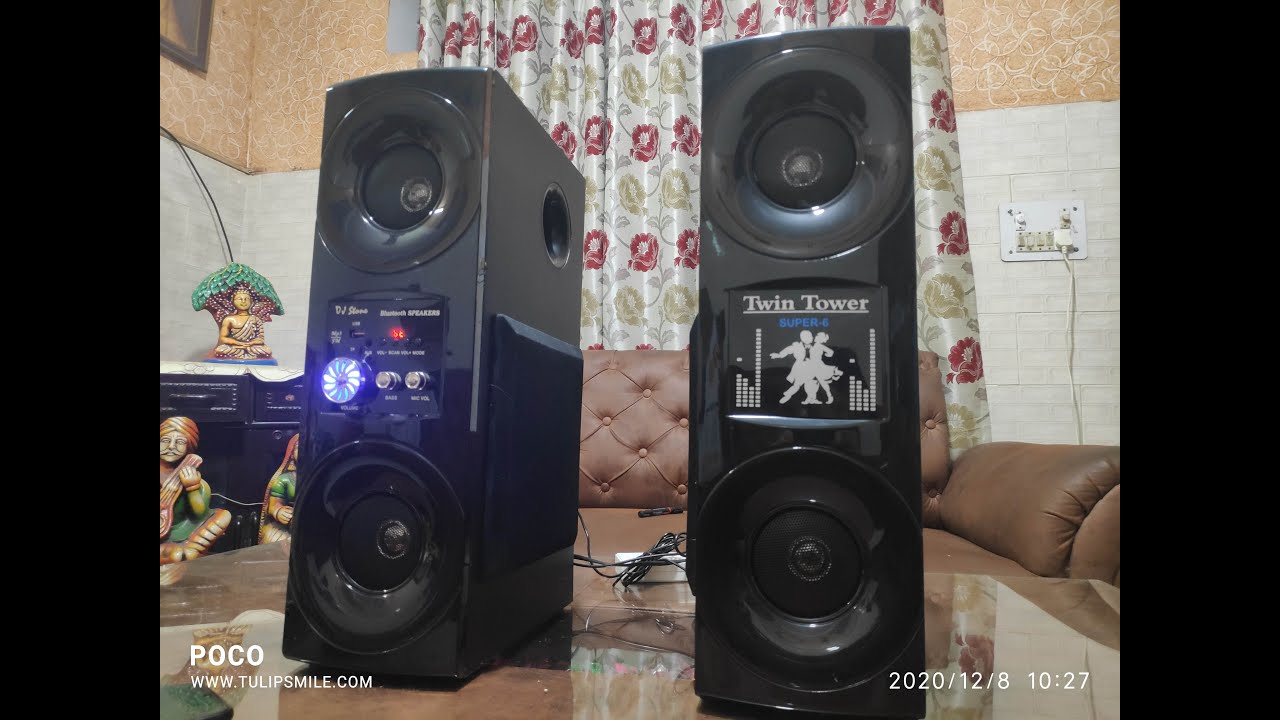 zebion whambox tres twin towers dj speakers