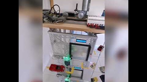 Underground Vehicle elevator project with Arduino and PLC
