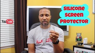 Silicone Gel iPhone X Screen Protector