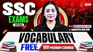 SSC Exams 2026 | Top Vocabulary Questions for SSC | Vocabulary Previous Year Question | Ananya Mam