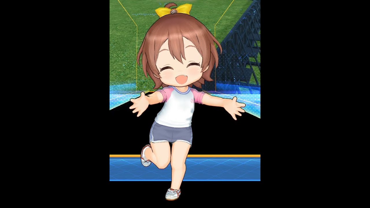 オンゲキ R.E.D.] 日向 千夏(体操着) [外部出力] - YouTube