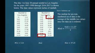 3.3 - 3.4 Quartiles  and Five Number Summary (Part 1 of 2)