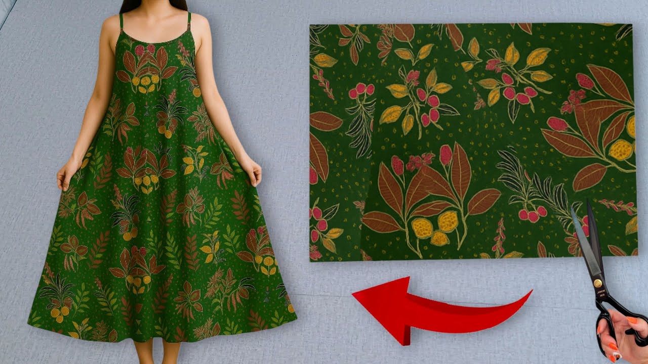 ♥️ How To Easily Sew a Comfortable Dresses in 10 minute🔥 Anyone Can Make This Cute Dress 🪡