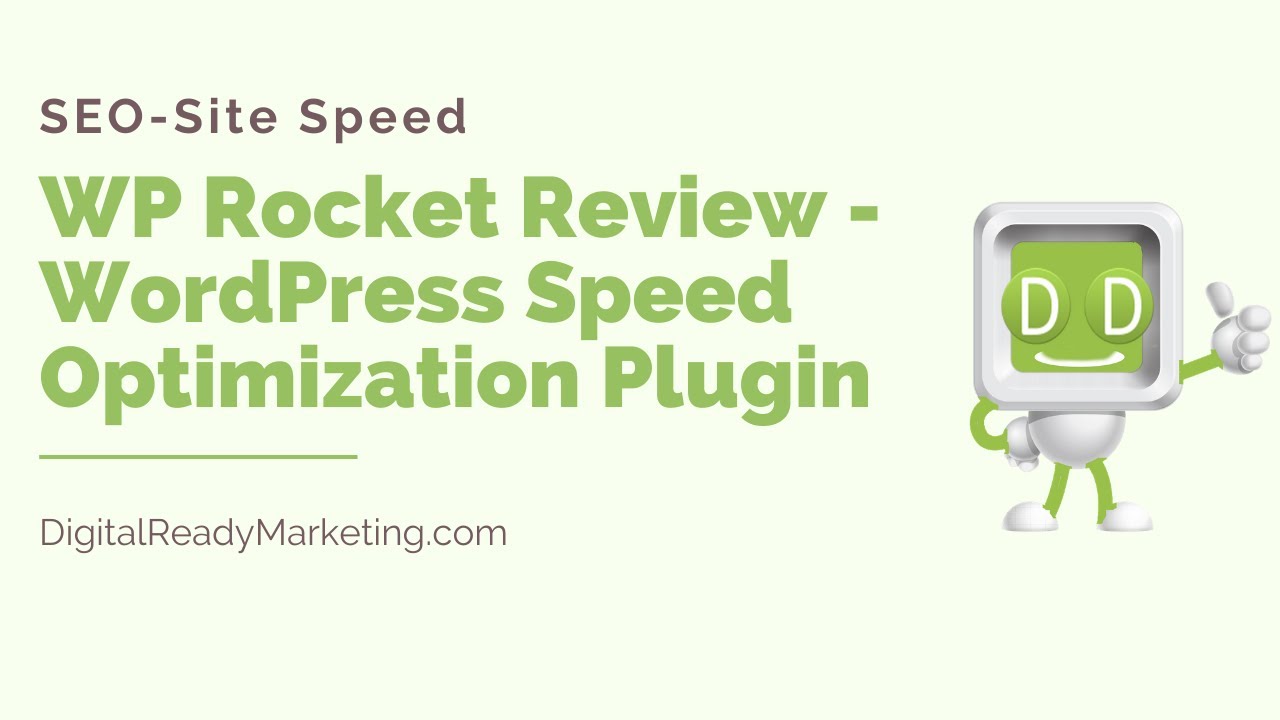 WP Rocket Review - Great WordPress Speed Optimization Plugin - YouTube