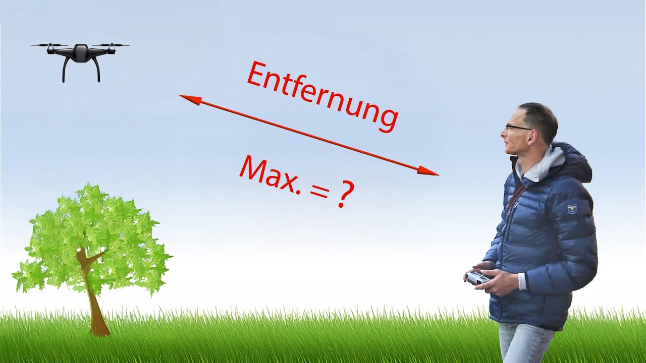 Wie weit darf meine Drohne fliegen? #VLOS #drohnenflug