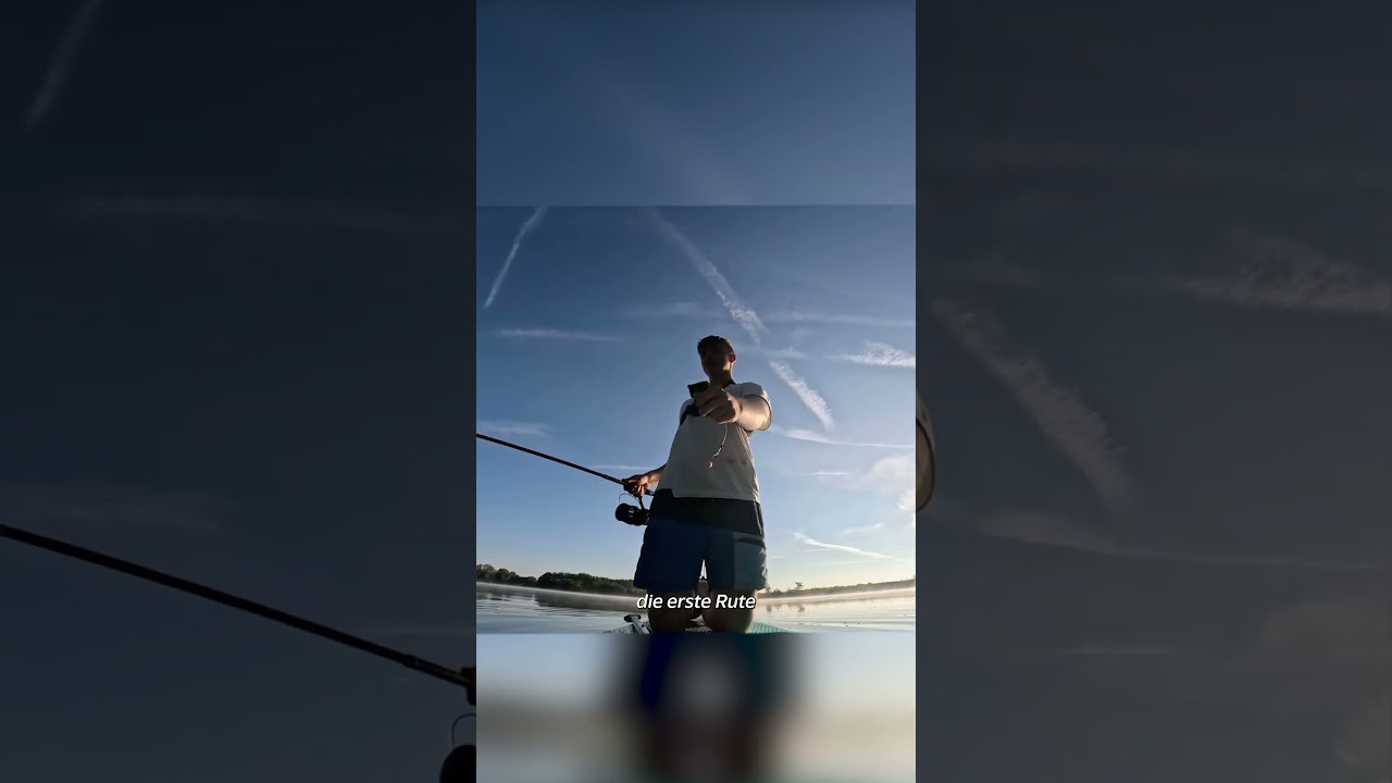 Dieser Fisch zieht uns vom SUP im Drill! Das ganze Video gibt es auf meinem Kanal :)