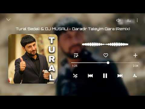 Tural Sedalı & DJ Musalı - Qaradır Taleyim Qara (Yeni Tiktok Remix)