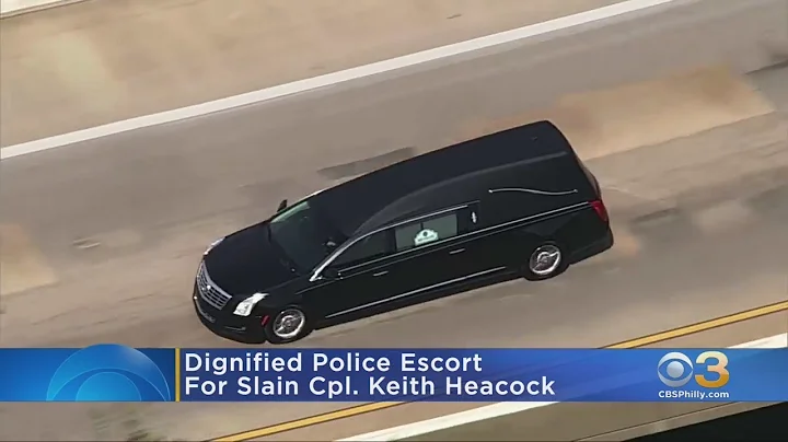 Dignified Police Escort For Slain Cpl. Keith Heacock