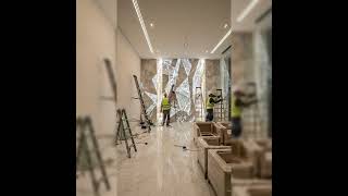 Luxury Crystal Cave Lounge Transformation | Magical Modern Interior Design#CrystalInterior#Luxury #