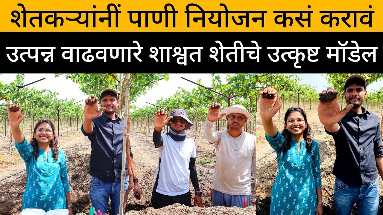 शेतकऱ्यांनी पाणी नियोजन कसे करावे | Water Management | शाश्वत शेती | Sustainable Agriculture
